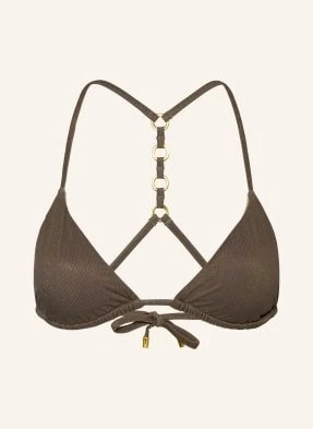 Zdjęcie produktu Pq Góra Od Bikini Trójkątnego Lucaya Chain Z Błyszczącą Przędzą braun