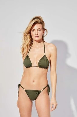 Zdjęcie produktu Praia Beachwear dwuczęściowy strój kąpielowy SURVIVOR II kolor zielony miękka miseczka
