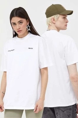 Zdjęcie produktu Preach t-shirt bawełniany kolor biały gładki