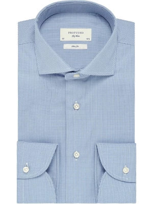 Zdjęcie produktu PROFUOMO Koszula - Slim fit - w kolorze błękitnym rozmiar: 45