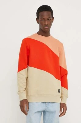 Zdjęcie produktu PS Paul Smith bluza bawełniana męska kolor pomarańczowy wzorzysta