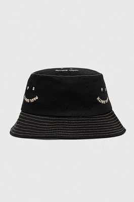 Zdjęcie produktu PS Paul Smith kapelusz bawełniany kolor czarny bawełniany