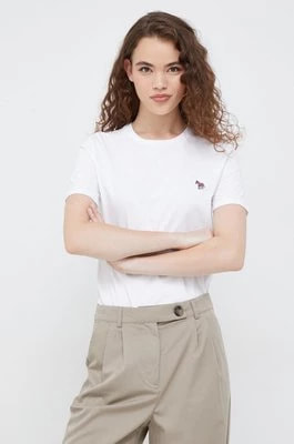 Zdjęcie produktu PS Paul Smith t-shirt bawełniany kolor biały
