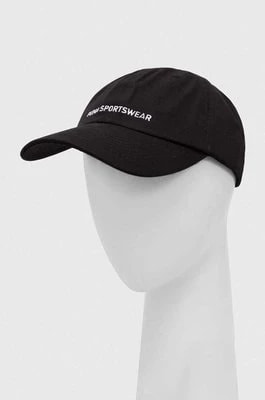 Zdjęcie produktu Puma czapka z daszkiem bawełniana kolor czarny z aplikacją 24036