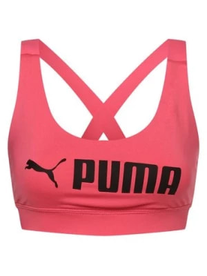 Zdjęcie produktu Puma Damski biustonosz sportowy Kobiety Sztuczne włókno wyrazisty róż nadruk,
