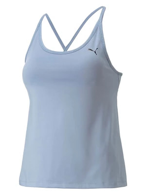 Zdjęcie produktu Puma Top sportowy "Studio Ultrabare" w kolorze błękitnym rozmiar: XL