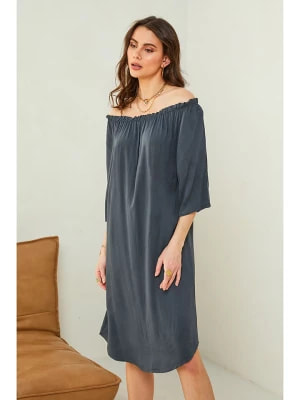 Zdjęcie produktu Pure Cotton Sukienka w kolorze antracytowym rozmiar: L/XL