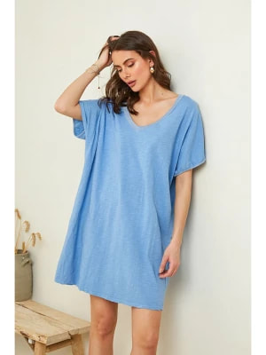 Zdjęcie produktu Pure Cotton Sukienka w kolorze błękitnym rozmiar: L/XL