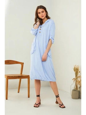 Zdjęcie produktu Pure Cotton Sukienka w kolorze błękitnym rozmiar: S/M