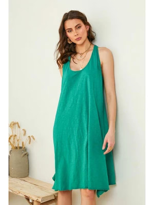 Zdjęcie produktu Pure Cotton Sukienka w kolorze zielonym rozmiar: L/XL