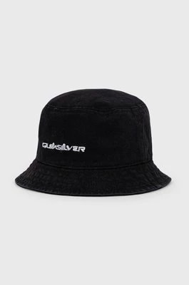Zdjęcie produktu Quiksilver kapelusz bawełniany kolor czarny