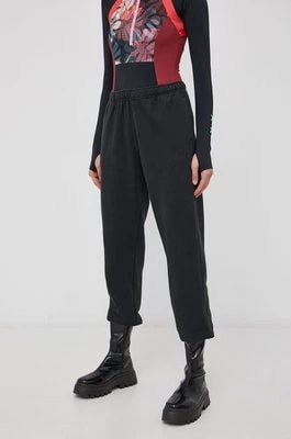 Zdjęcie produktu Quiksilver spodnie damskie kolor czarny gładkie