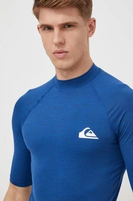 Zdjęcie produktu Quiksilver t-shirt męski kolor niebieski gładki