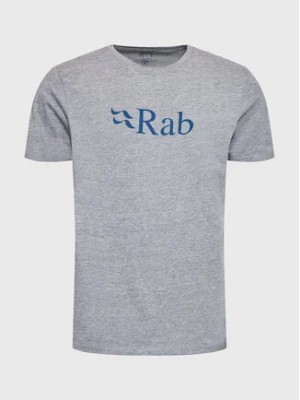 Zdjęcie produktu Rab T-Shirt Stance Logo QCB-08-GYM Szary Regular Fit
