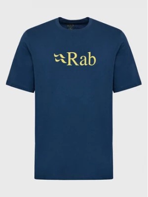 Zdjęcie produktu Rab T-Shirt Stance Logo Tee QCB-08-DI Granatowy Regular Fit