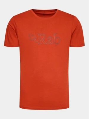 Zdjęcie produktu Rab T-Shirt Stance QCB-33 Czerwony Regular Fit