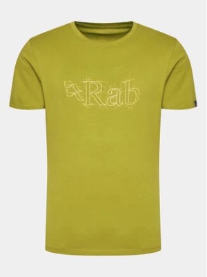 Zdjęcie produktu Rab T-Shirt Stance QCB-33 Zielony Regular Fit
