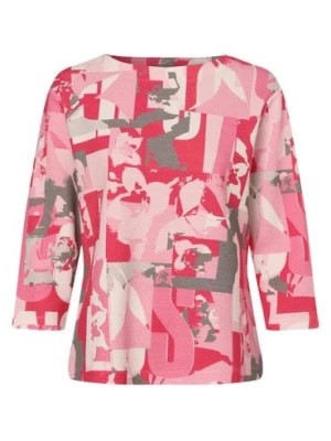 Zdjęcie produktu RABE Bluza damska Kobiety różowy|wyrazisty róż wzorzysty,