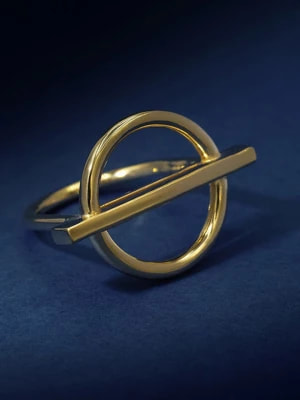 Zdjęcie produktu Rafaella Pozłacany pierścionek "Giuseppa" rozmiar: 52