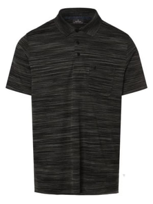 Zdjęcie produktu Ragman Męska koszulka polo Mężczyźni czarny marmurkowy,