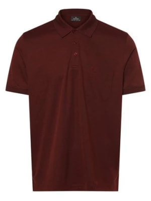 Zdjęcie produktu Ragman Męska koszulka polo Mężczyźni czerwony marmurkowy,