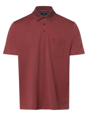 Zdjęcie produktu Ragman Męska koszulka polo Mężczyźni czerwony wzorzysty,