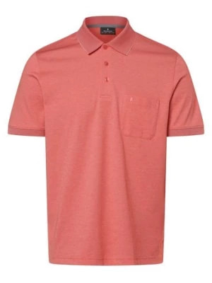 Zdjęcie produktu Ragman Męska koszulka polo Mężczyźni pomarańczowy|czerwony marmurkowy,