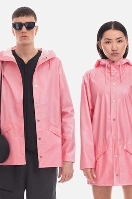 Zdjęcie produktu Rains kurtka Essential Jacket 12010 kolor różowy przejściowa oversize 12010-PINK.SKY