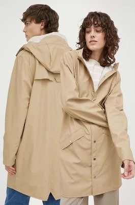 Zdjęcie produktu Rains kurtka przeciwdeszczowa 12020 Long Jacket kolor beżowy przejściowa 12020.24-24Sand