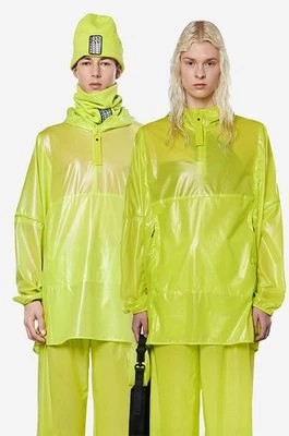Zdjęcie produktu Rains kurtka przeciwdeszczowa Ultralight Anorak 18880 kolor zielony przejściowa oversize 18880.REFLELIME