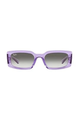 Zdjęcie produktu Ray-Ban okulary przeciwsłoneczne KILIANE kolor fioletowy 0RB4395