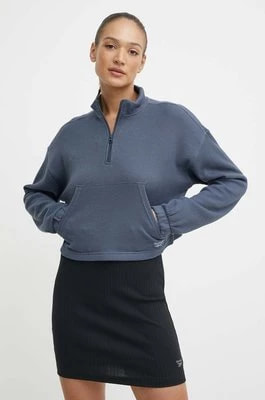 Zdjęcie produktu Reebok Classic bluza Wardrobe Essentials damska kolor niebieski gładka 100075338