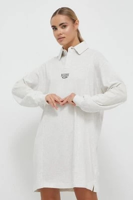 Zdjęcie produktu Reebok Classic sukienka bawełniana kolor szary mini prosta