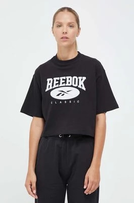 Zdjęcie produktu Reebok Classic t-shirt bawełniany ARCHIVE ESSENTIALS kolor czarny 100036314