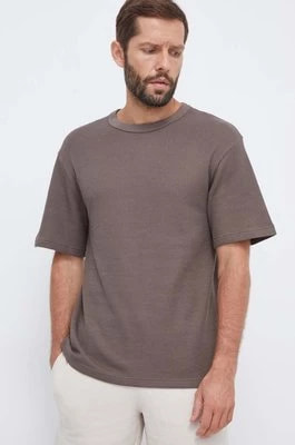 Zdjęcie produktu Reebok Classic t-shirt męski kolor brązowy gładki