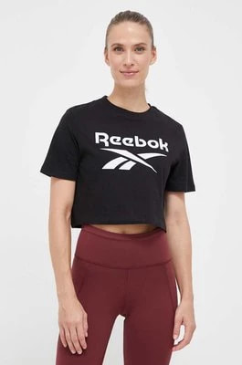 Zdjęcie produktu Reebok t-shirt IDENTITY damski kolor czarny 100034775