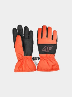 Zdjęcie produktu Rękawice narciarskie Thinsulate chłopięce - pomarańczowe 4F