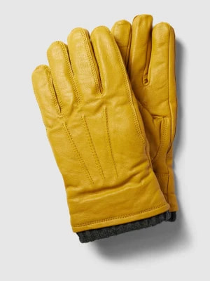 Zdjęcie produktu Rękawiczki z koziej skóry z ozdobnymi szwami Pearlwood