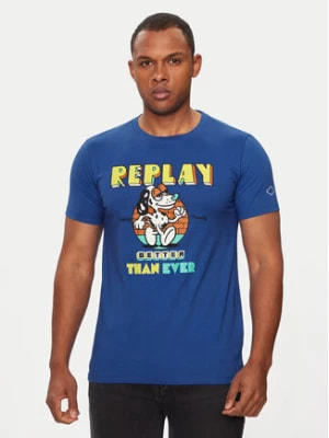 Zdjęcie produktu Replay T-Shirt M6800.000.2660 Niebieski Regular Fit