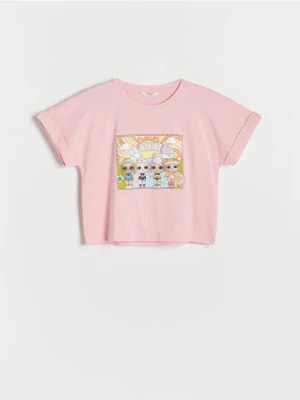 Zdjęcie produktu Reserved - Bawełniany t-shirt L.O.L. Surprise - różowy