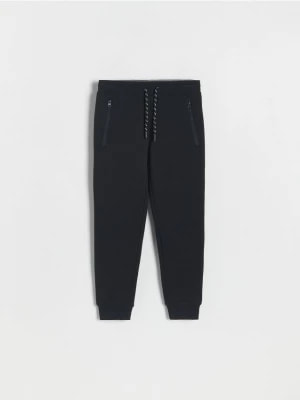 Zdjęcie produktu Reserved - Dresowe spodnie jogger - czarny