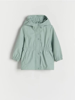 Zdjęcie produktu Reserved - Gumowany płaszcz - jasnozielony
