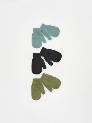 Zdjęcie produktu Reserved - Jednopalczaste rękawiczki 3 pack - zielony