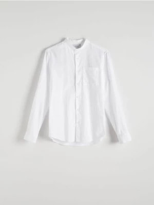 Zdjęcie produktu Reserved - Koszula slim fit z kieszonką - biały
