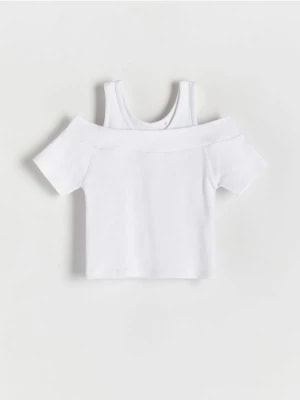 Zdjęcie produktu Reserved - Prążkowana bluzka - biały