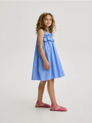 Zdjęcie produktu Reserved - Sukienka na ramiączkach - jasnoniebieski