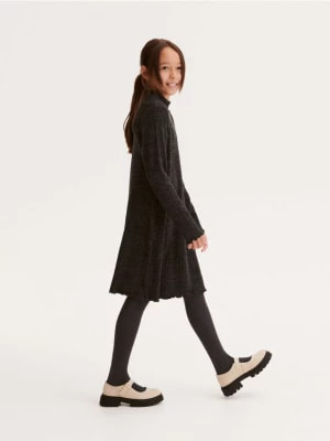 Zdjęcie produktu Reserved - Sukienka w prążek z wiskozą - ciemnoszary