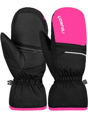 Zdjęcie produktu Reusch Rękawiczki narciarskie "Alan Junior Mitten" w kolorze różowo-czarnym rozmiar: 3,5