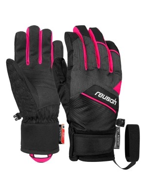 Zdjęcie produktu Reusch Rękawiczki narciarskie "Ferdi R-TEX® XT Junior" w kolorze różowo-czarnym rozmiar: 5