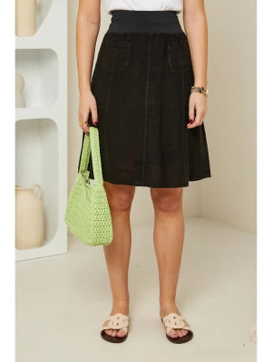 Zdjęcie produktu Rodier Lin Lniana spódnica w kolorze czarnym rozmiar: L/XL